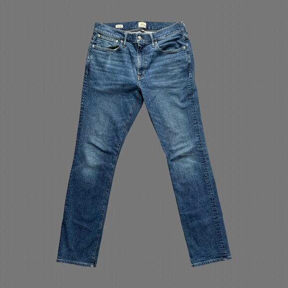 J. Crew 770 Straight-Fit Stretch Size 33x32 Mens Jeans GUC - Picture 1 of 8